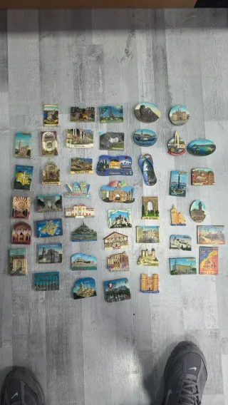 Lote de Imanes Antiguos Coleccionables