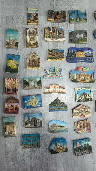 Lote de Imanes Antiguos Coleccionables