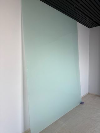 Cristal separador oficina/habitación  Medidas 3x2