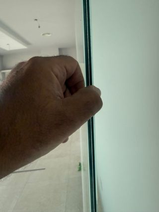 Cristal separador oficina/habitación  Medidas 3x2