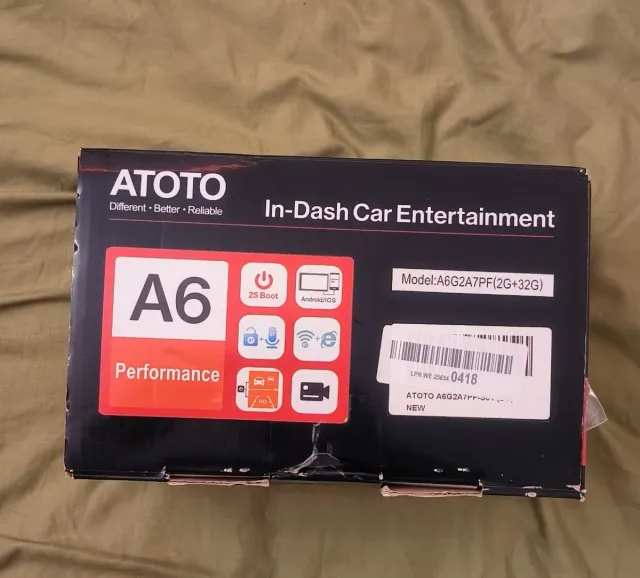 Schermo per auto ATOTO A6 In-Dash