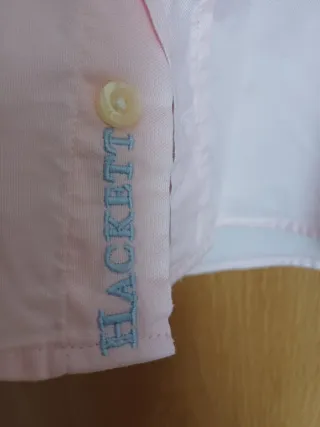 Camisa rosa Hackett niño T.13/14 años
