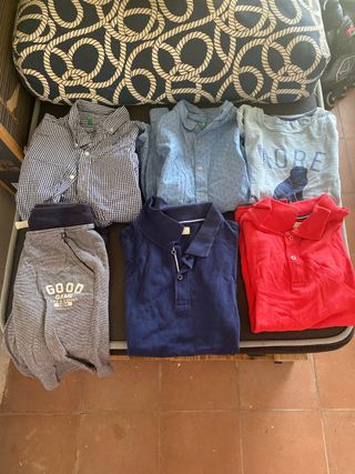 Pack Ropa Niños: 2 Camisas, 2 Polos, 1 Camiseta, 1