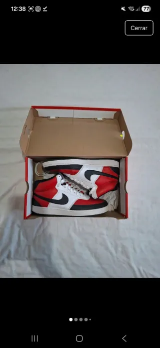 Zapatillas Nike Baloncesto Rojas y Blancas