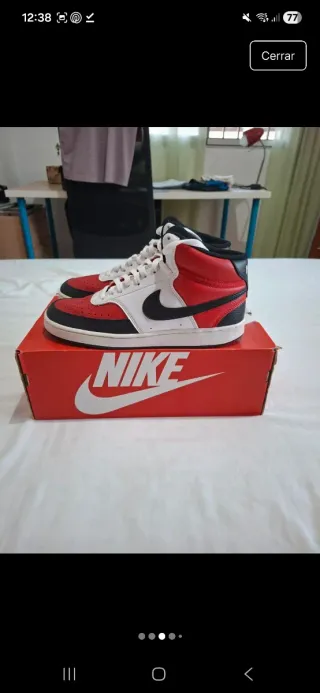 Zapatillas Nike Baloncesto Rojas y Blancas
