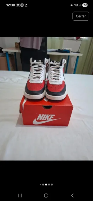Zapatillas Nike Baloncesto Rojas y Blancas