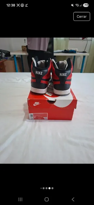 Zapatillas Nike Baloncesto Rojas y Blancas