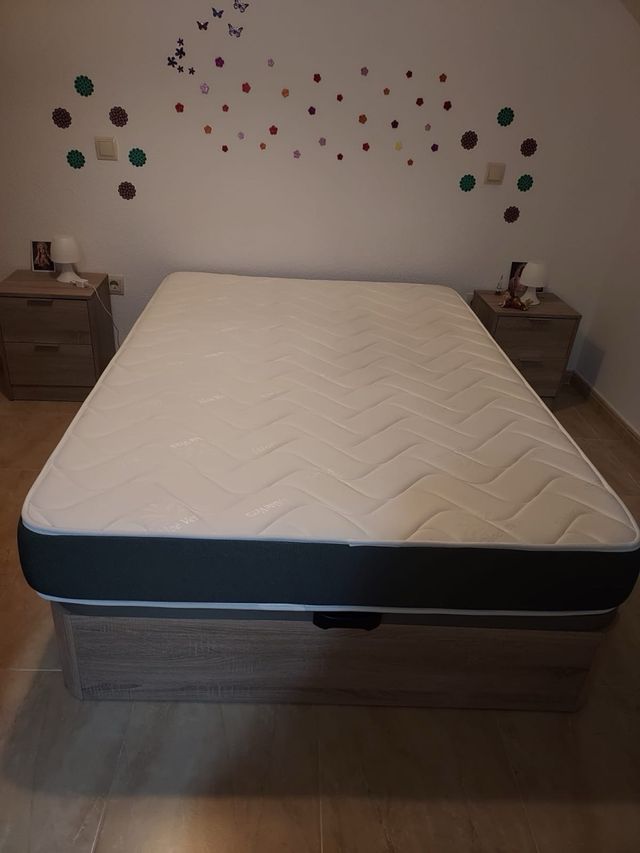 Canapé abatible y colchón