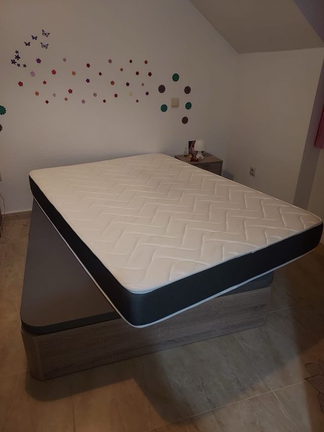 Canapé abatible y colchón