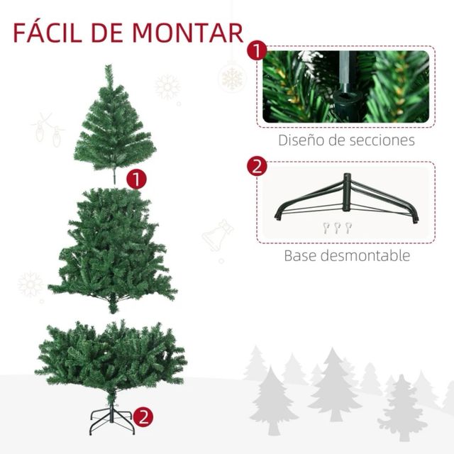 Árbol de Navidad 180 cm
