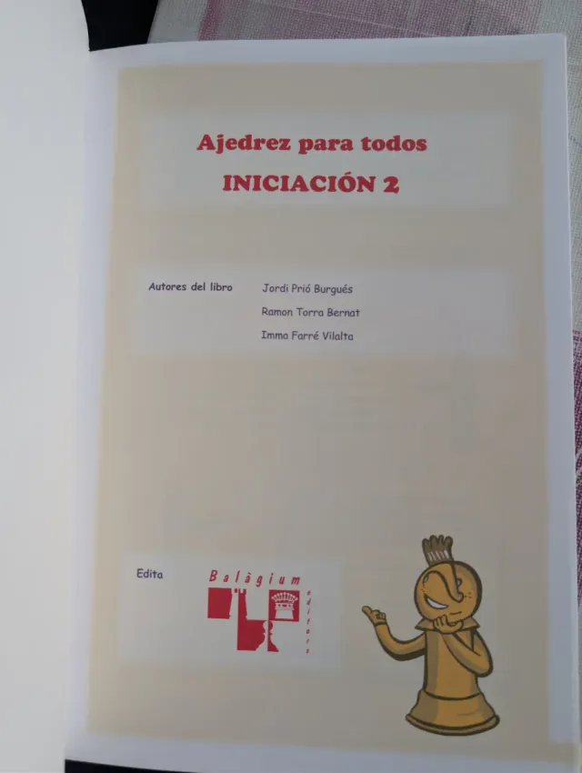 Lote 2 libros Ajedrez para todos impecables