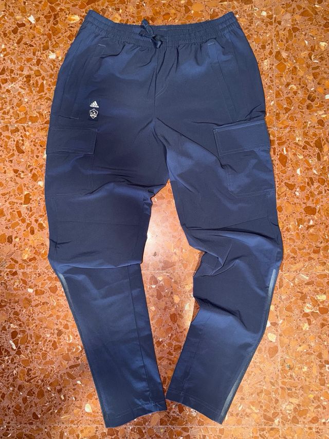 Pantalón LA Galaxy Adidas Azul Gris