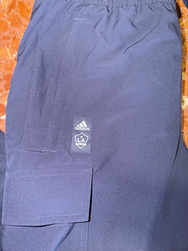 Pantalón LA Galaxy Adidas Azul Gris