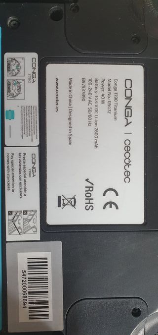 Robot Aspirador Conga 1790 Titanium