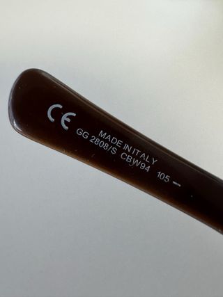 Gafas Gucci Vintage Mujer Lente Morado Degradado