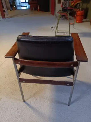 Silla Sven Ivar Dux palisandro/cuero