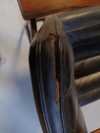 Silla Sven Ivar Dux palisandro/cuero