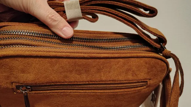 Bolso bandolera antelina asa regulable