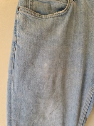 Calças de Ganga Azuis Pull Bear Slim Tamanho 42