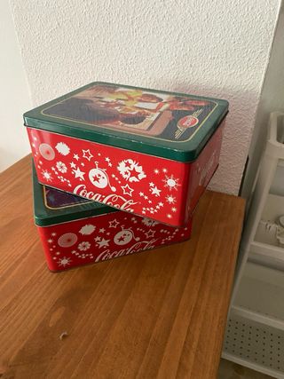 Caja metálica Coca-Cola