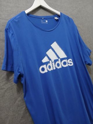 adidas tshirt size XL blue