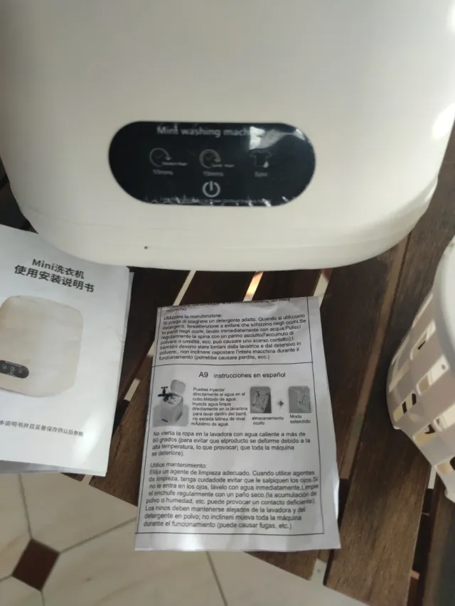 Mini lavadora portátil