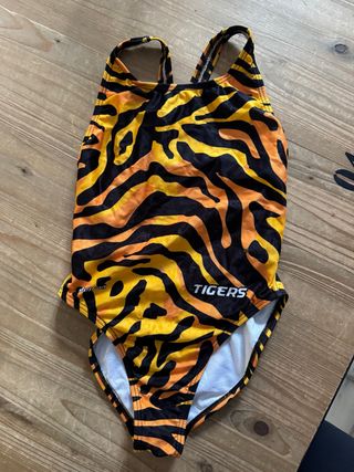 Bañador competicion mujer TIGERS estampado cebra
