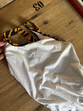 Bañador competicion mujer TIGERS estampado cebra