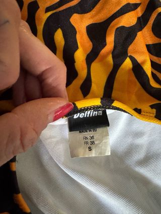 Bañador competicion mujer TIGERS estampado cebra