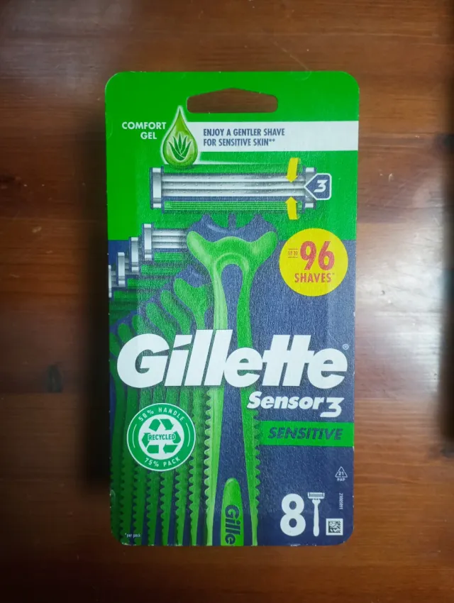 Lote 7 packs Gillette Sensor 3 (8uds/pack)