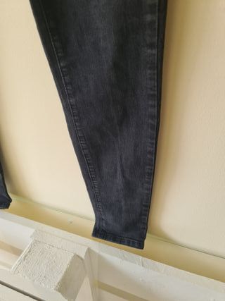 Calças de Ganga Pretas Bershka Super Skinny Fit 42