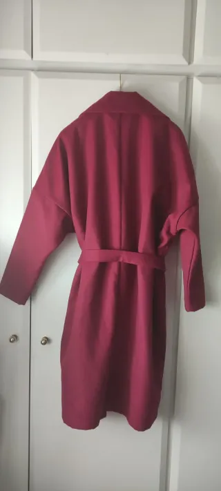 Abrigo Burdeos Mujer Talla Única Nuevo