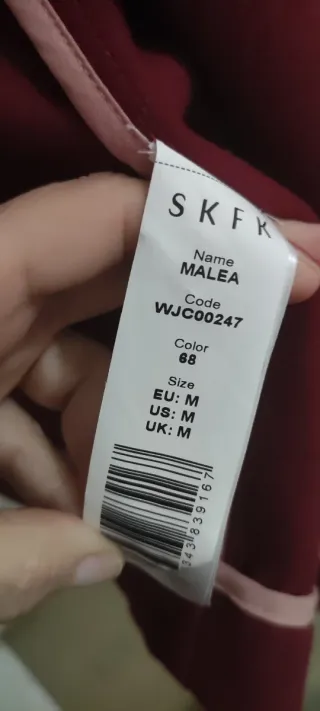 Abrigo Burdeos Mujer Talla Única Nuevo