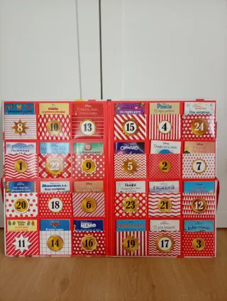 Calendario adviento cuentos Disney