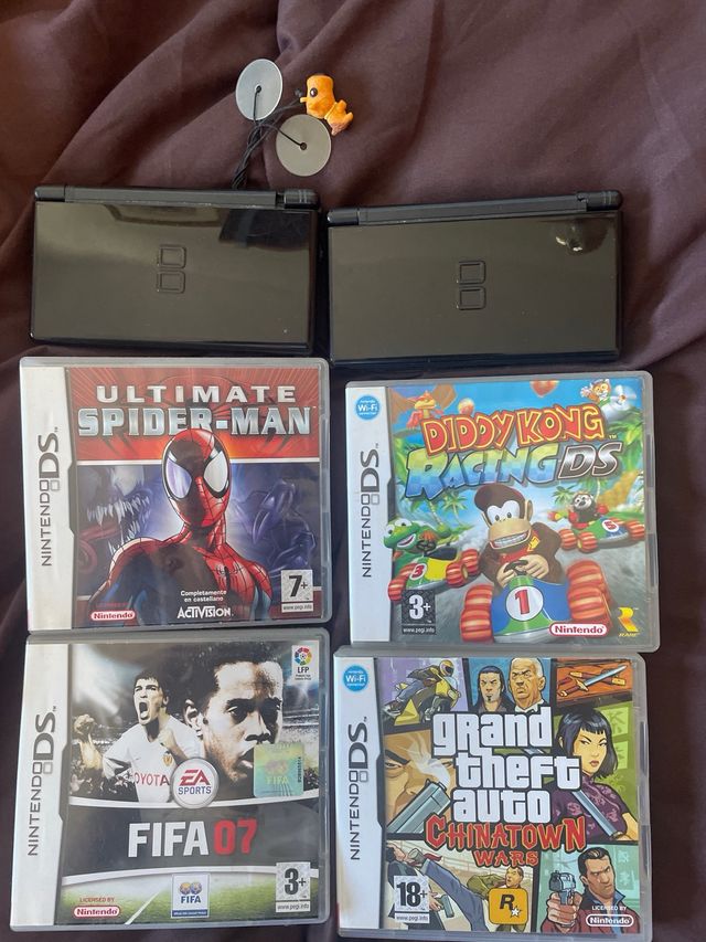 Pack 4 Juegos Nintendo DS: FIFA 07, Spiderman, GTA