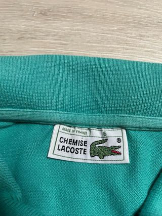 Polo Lacoste Vintage Made in France Anni '80 Size6