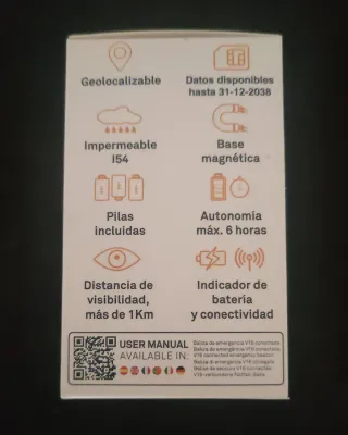 Baliza Emergencia DGT Geolocalizable IoT