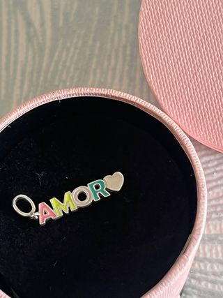 Pingente Tous Amor Prata e Esmalte