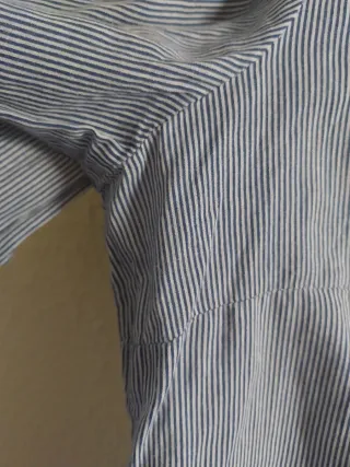 Blusa Pull&Bear Rayas Azul Blanco