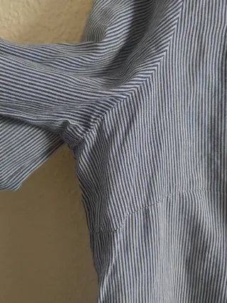 Blusa Pull&Bear Rayas Azul Blanco