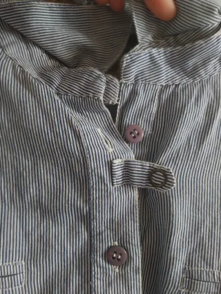 Blusa Pull&Bear Rayas Azul Blanco