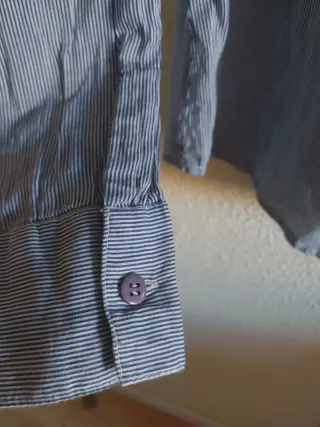 Blusa Pull&Bear Rayas Azul Blanco