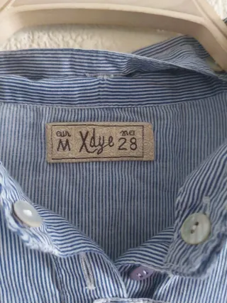 Blusa Pull&Bear Rayas Azul Blanco