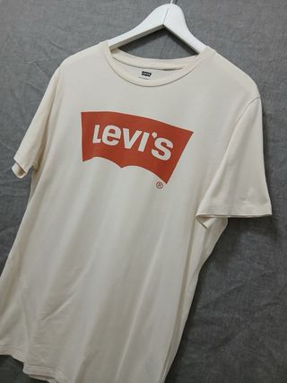 levi's tshirt size S beige