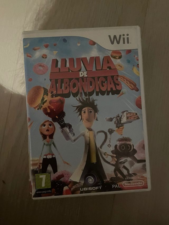 Juego Wii Lluvia de Albóndigas