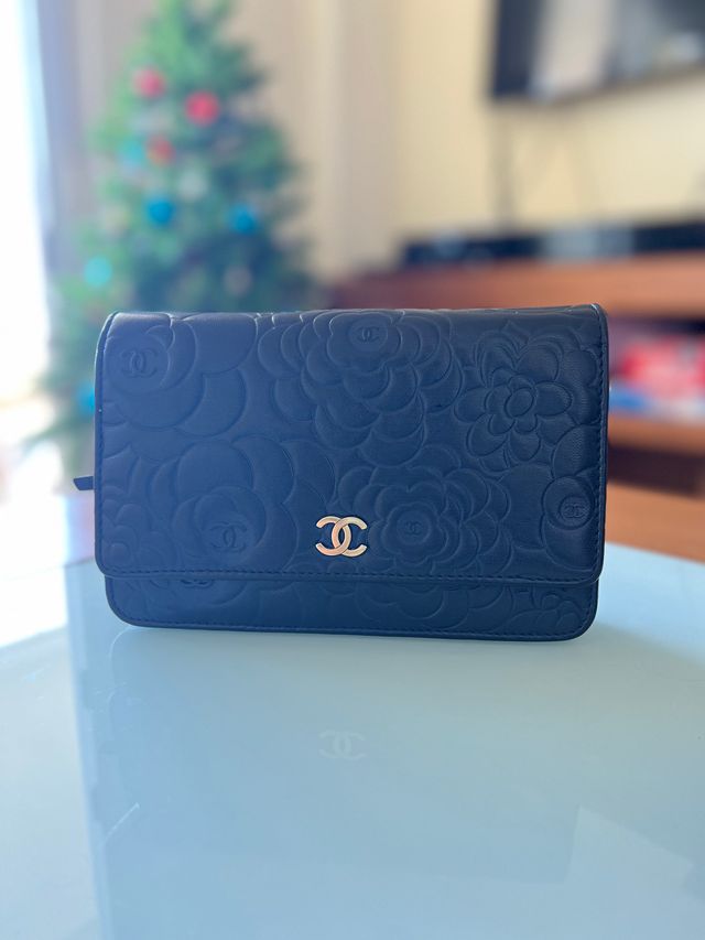 Borsa Chanel WOC Nero Dorato Originale