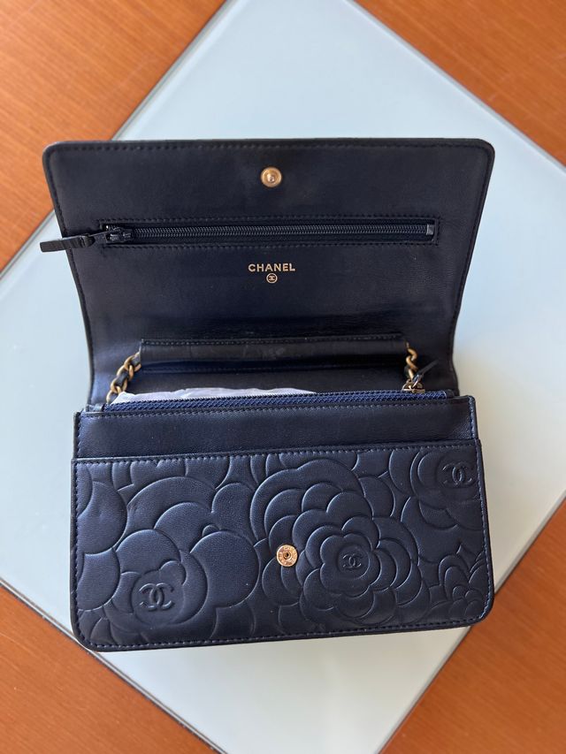 Borsa Chanel WOC Nero Dorato Originale