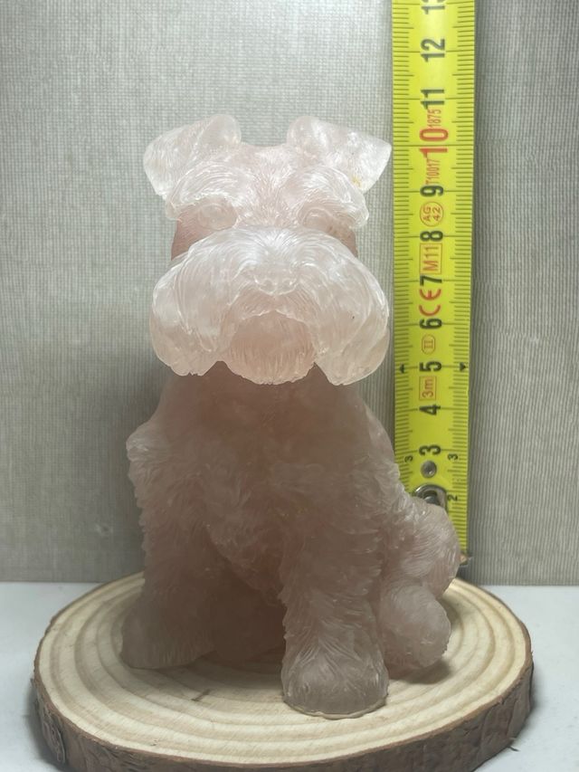 Perrito Cuarzo Rosa Mineral