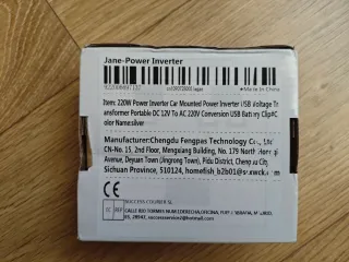 Inversor DC a AC 220W 12V-220V