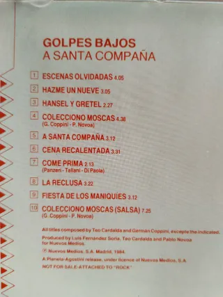 CD Golpes Bajos - A Santa Compaña